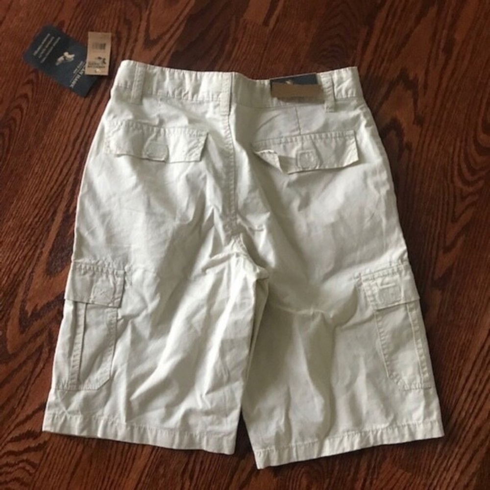 YOUTH KIDS BOY'S AMERICAN HAWK KHAKI VINTAGE WASHED TWILL CARGO SHORTS Sz 14 NWT - Picture 4 of 5